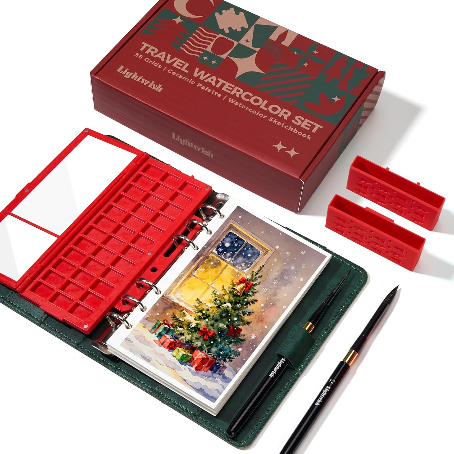 Lightwish Travel Watercolor Journal Set – Cold Press Edition