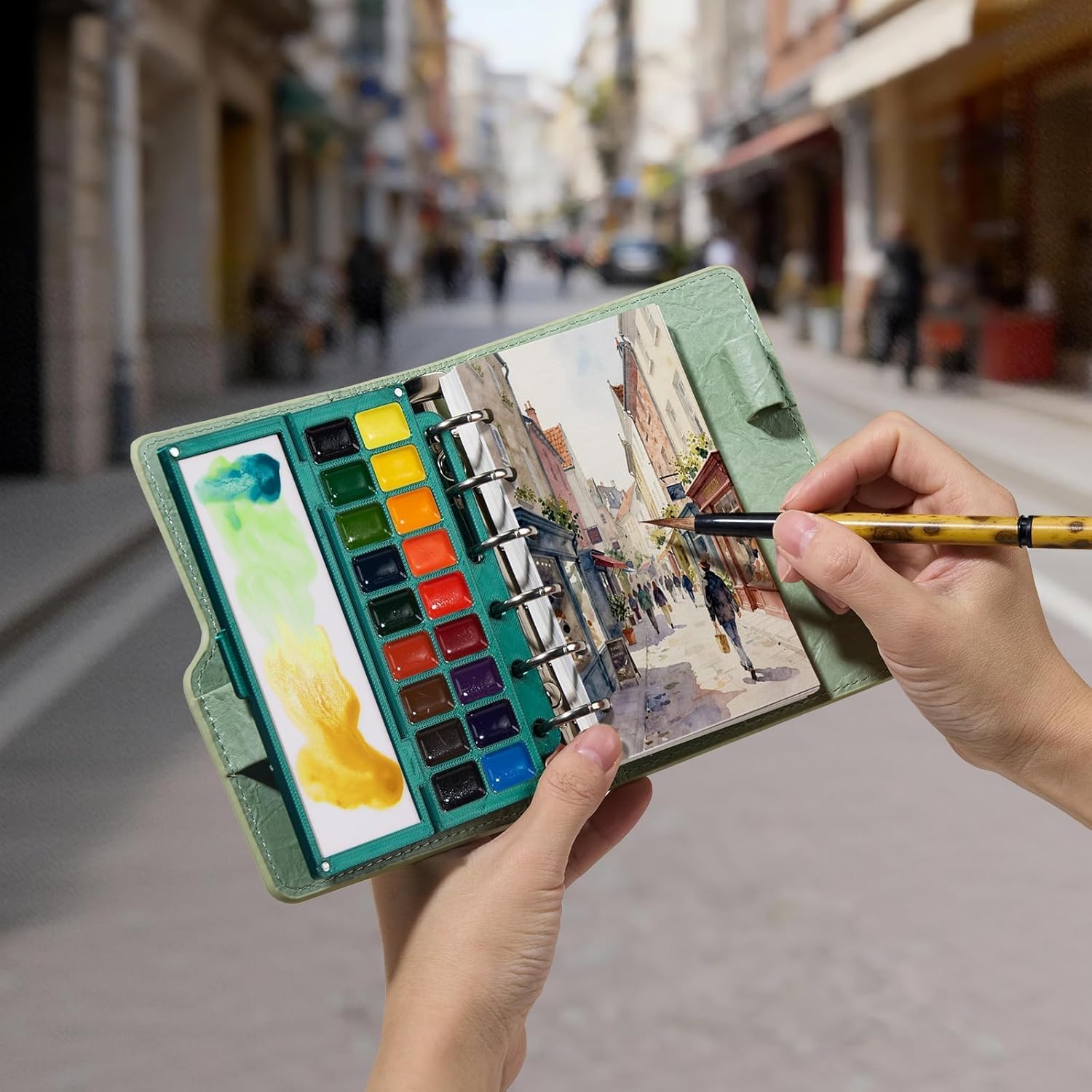 Lightwish Travel Watercolor Sketchbook Set – Hot Press Cotton Paper