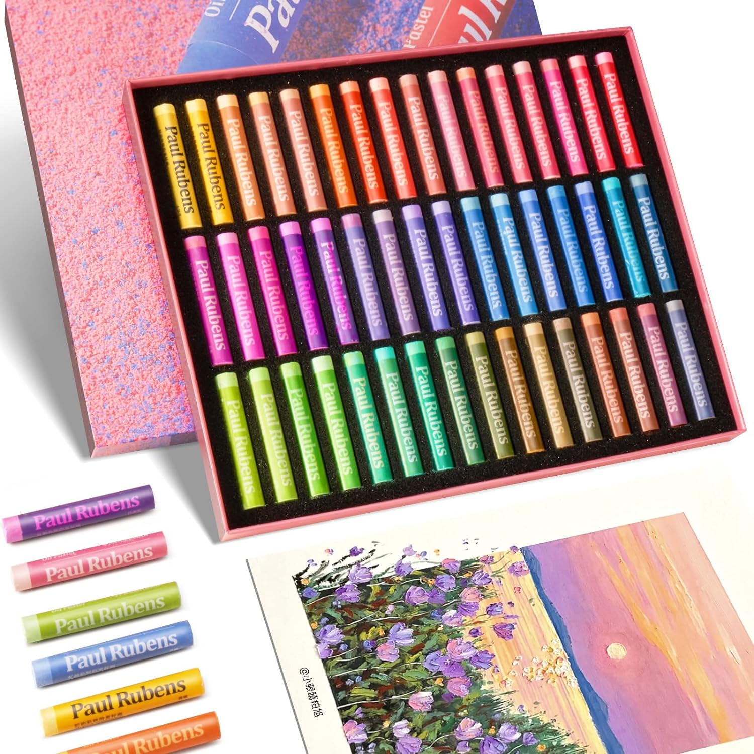 Paul Rubens 48 Macaron Colors Soft Oil Pastels