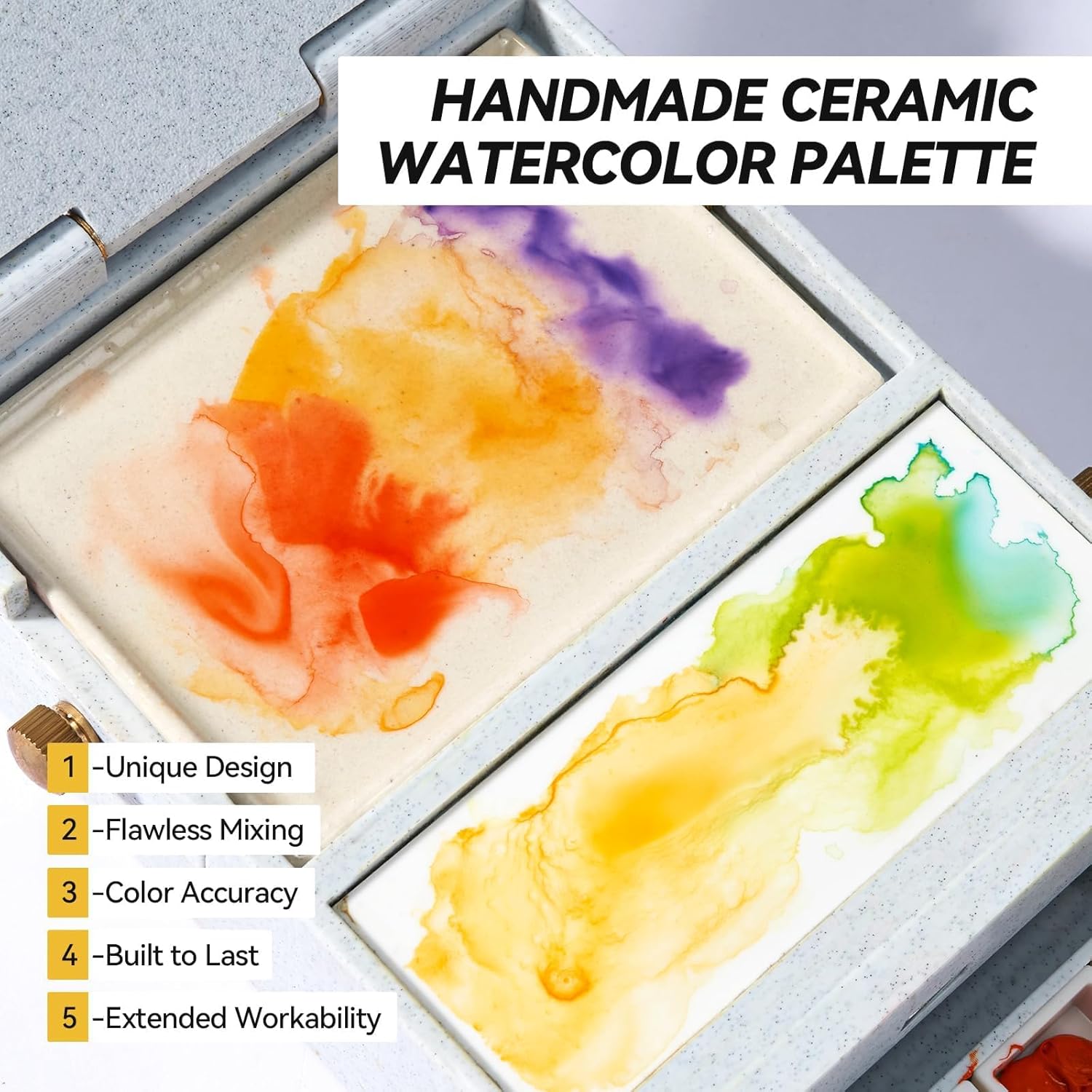 LIGHTWISH Plein Air Watercolor Kit – 24 Empty Pans