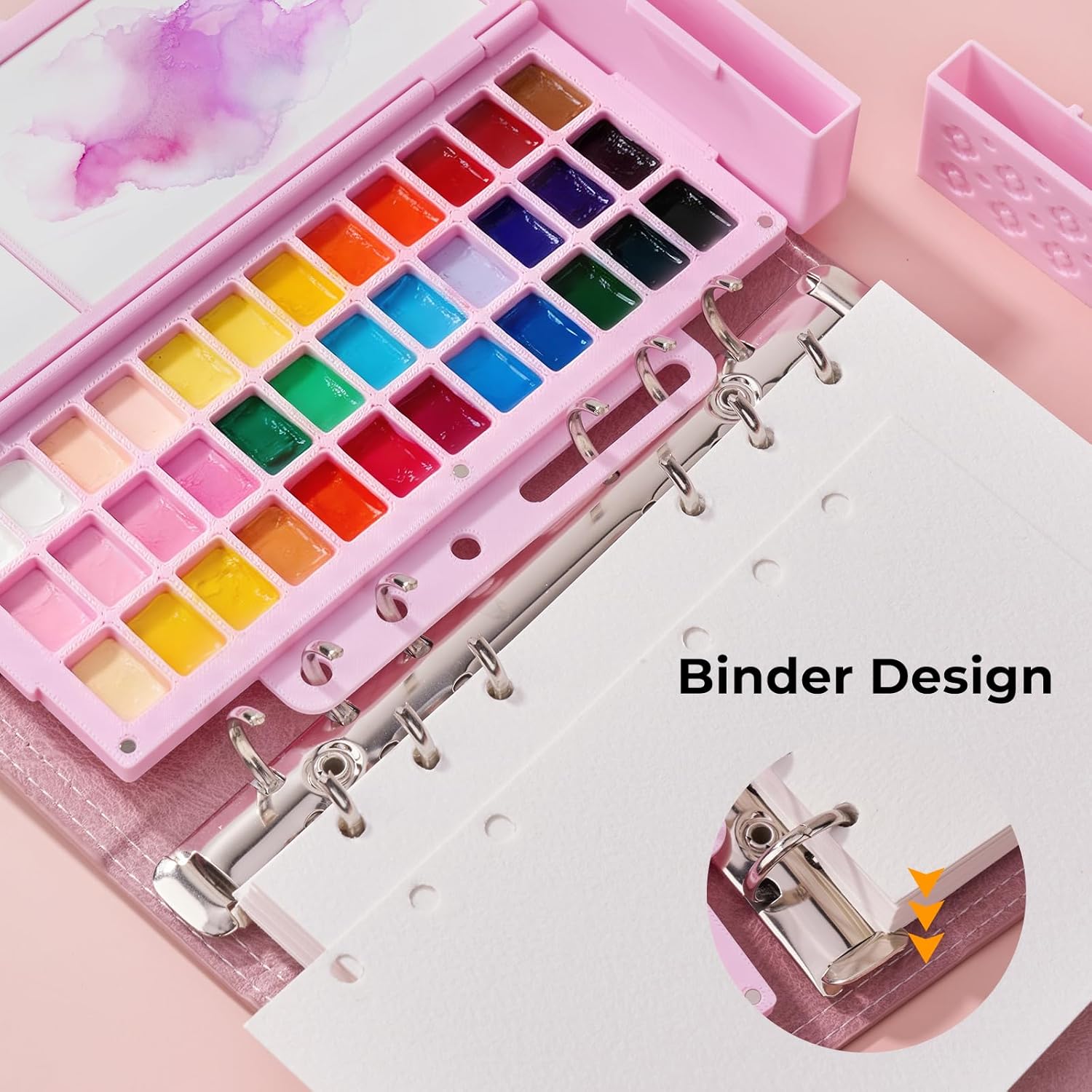 Lightwish Travel Watercolor Journal Set – 6.7x3.9 Inch Cold Press Edition