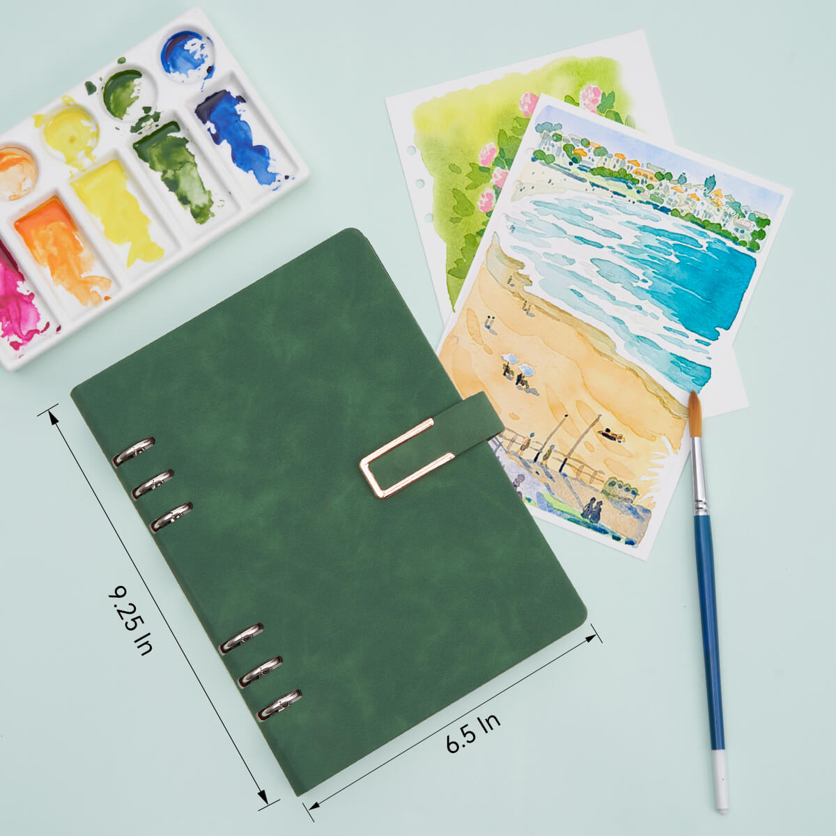 Lightwish Watercolor Journal/Sketchbook Cold & Hot Press A5 Cotton Paper