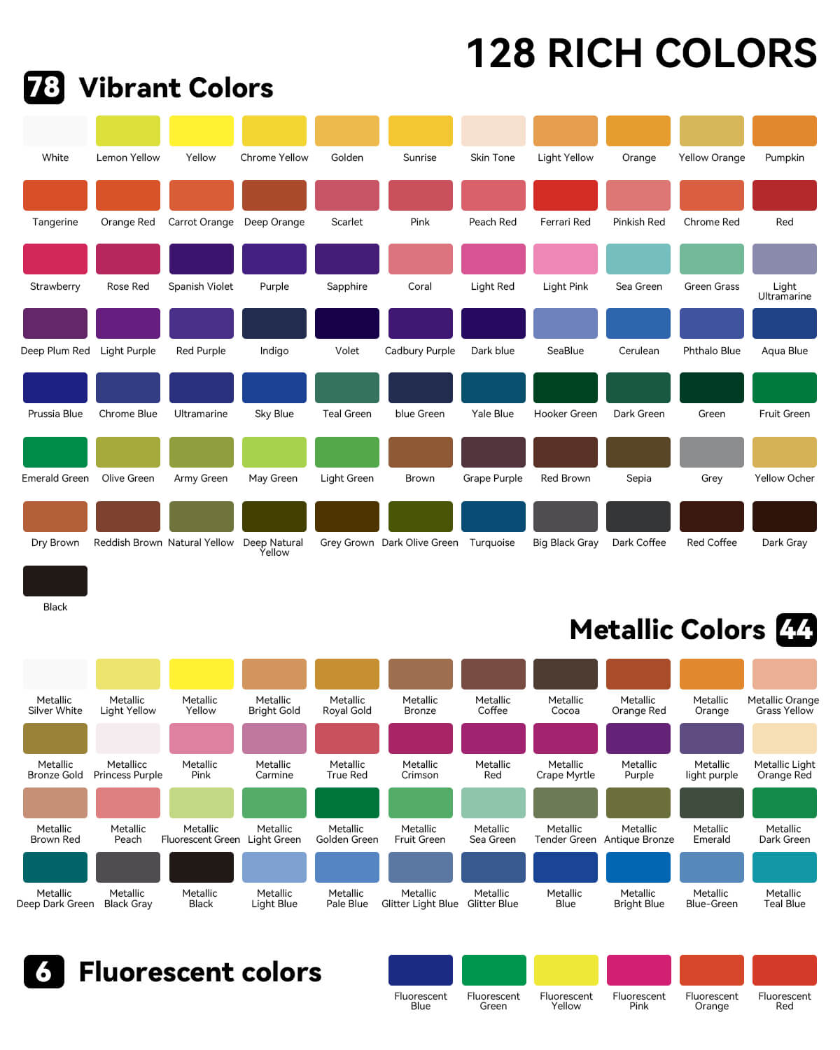 Lightwish Aquarellfarben-Set, 128 Farben, mit Aquarellpapier, Pinsel, Bleistiften, Radiergummis