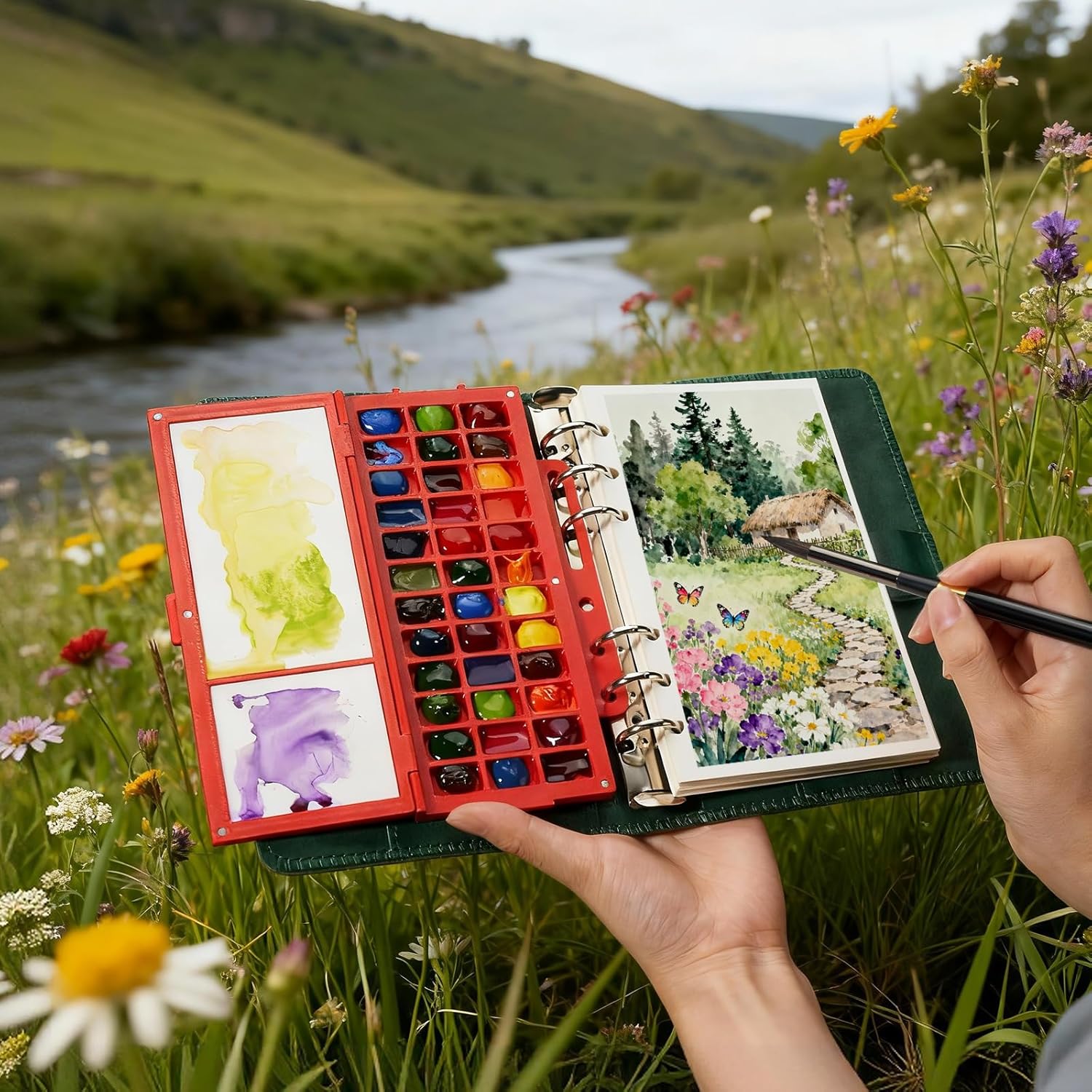Lightwish Travel Watercolor Journal Set – Cold Press Edition