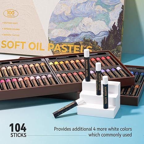 LIGHTWISH Artist Oil Pastels – 100 Color Collection