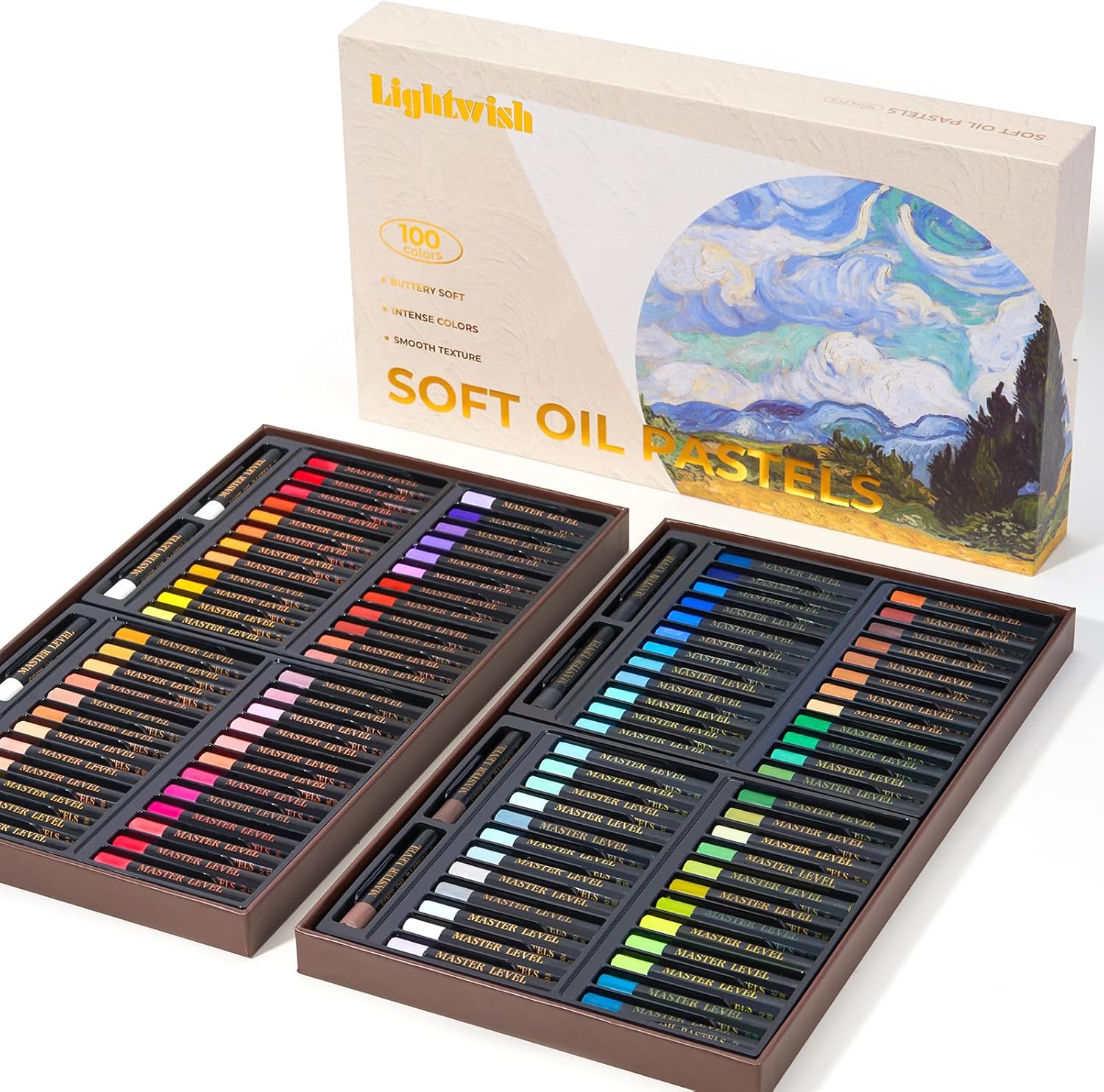 LIGHTWISH Artist Oil Pastels – 100 Color Collection