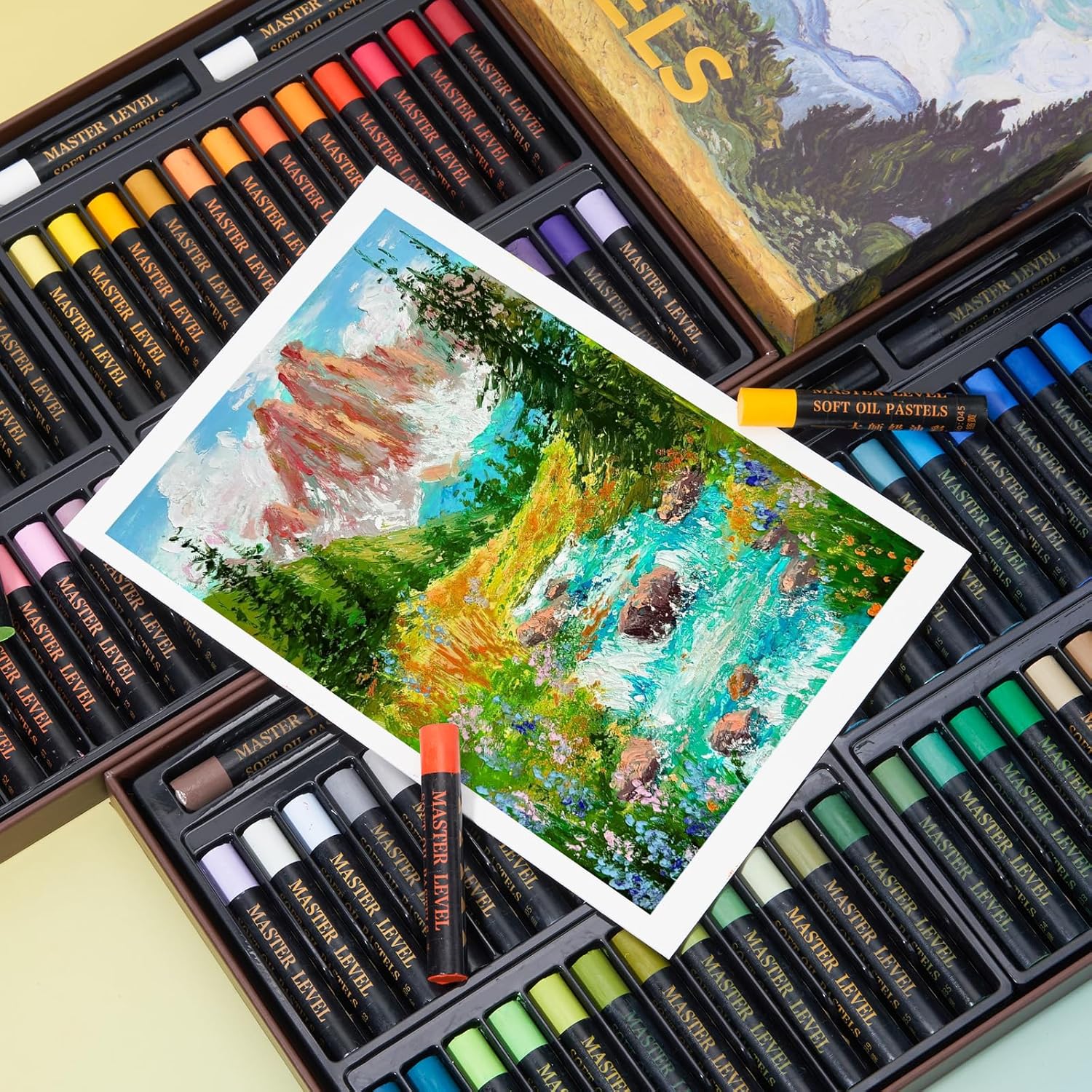 LIGHTWISH Artist Oil Pastels – 100 Color Collection