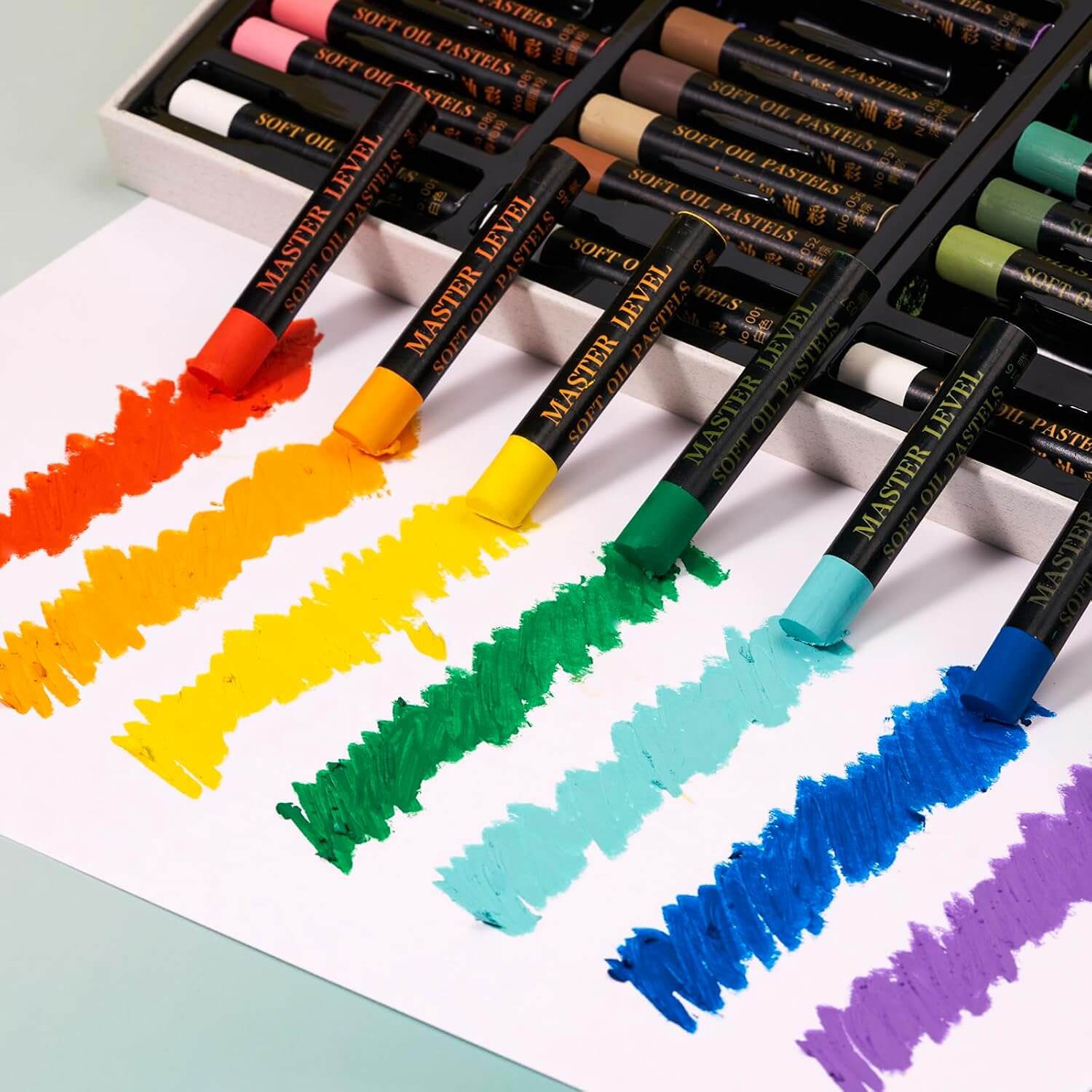 LIGHTWISH Professional Soft Oil Pastels Collection(48 / 77 / 100 Colors)