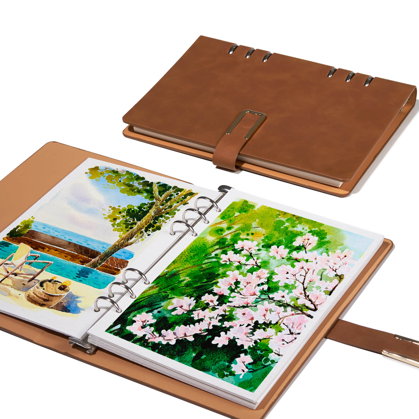 Lightwish Watercolor Journal/Sketchbook Cold & Hot Press  A5 Cotton Paper